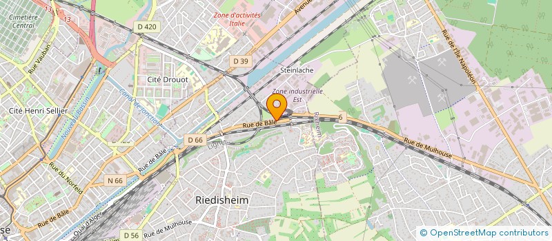 localisation de l'entreprise MONSIEUR DENIS ALITOVIC  ILLZACH