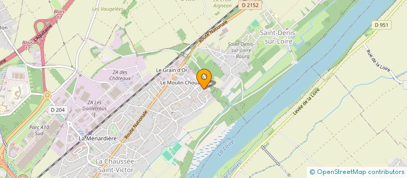 localisation de l'entreprise MONSIEUR DENIS ALLICE  LA CHAUSSEE-SAINT-VICTOR