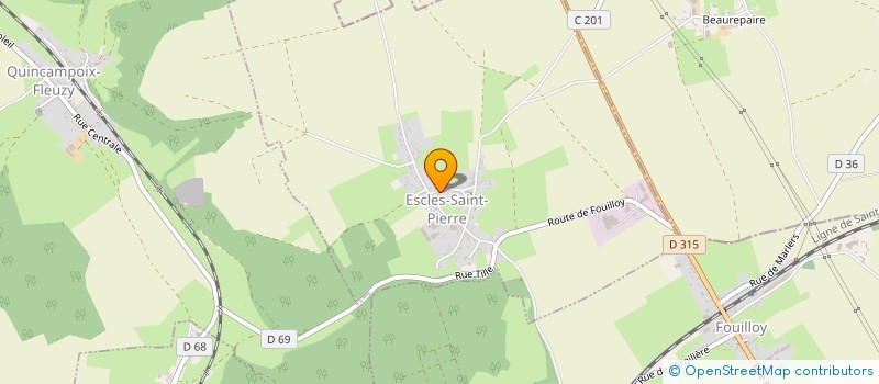 localisation de l'entreprise MONSIEUR DENIS ANCELIN  ESCLES-SAINT-PIERRE