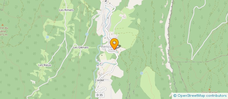 localisation de l'entreprise MONSIEUR DENIS ANDRE  RENCUREL