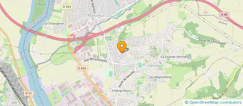 localisation de l'entreprise MONSIEUR DENIS ANDRES  LYON