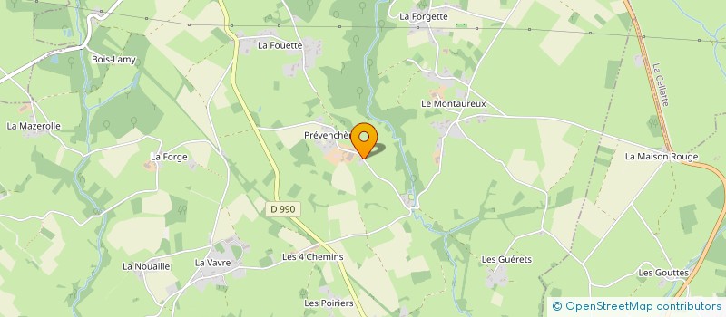 localisation de l'entreprise MONSIEUR DENIS ANGERS à MOUTIER-MALCARD