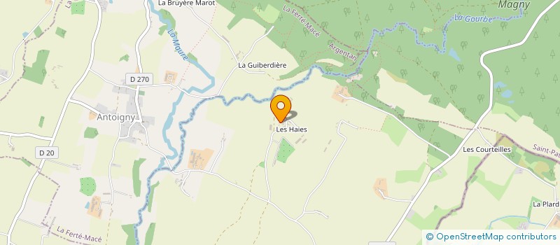 localisation de l'entreprise MONSIEUR DENIS ANNE à LA FERTE MACE