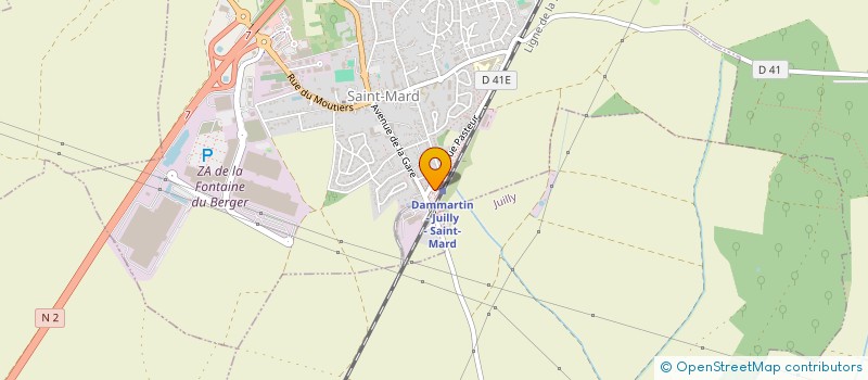 localisation de l'entreprise MONSIEUR DENIS ANTHONY  SAINT-MARD