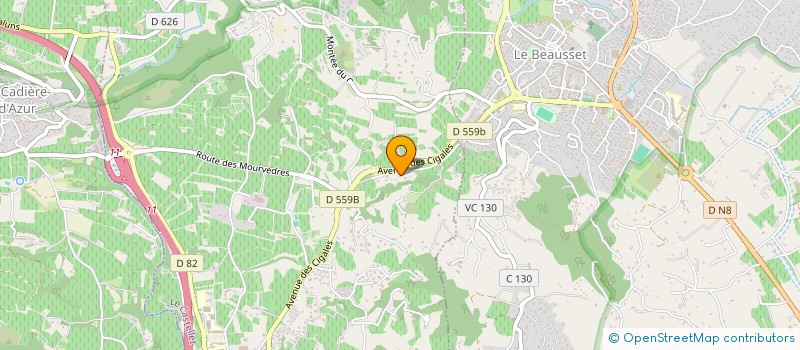 localisation de l'entreprise MONSIEUR DENIS ARBEZ à BANDOL