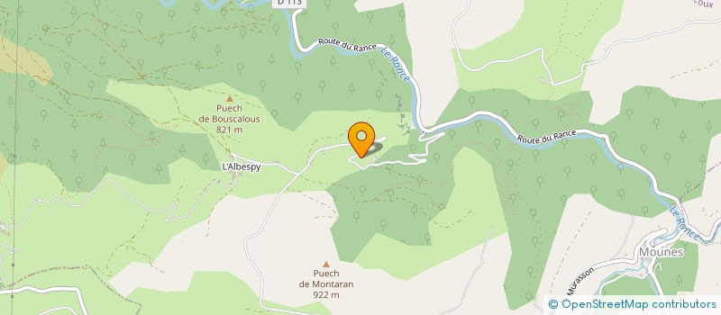 localisation de l'entreprise MONSIEUR DENIS ARMAND  MOUNES-PROHENCOUX