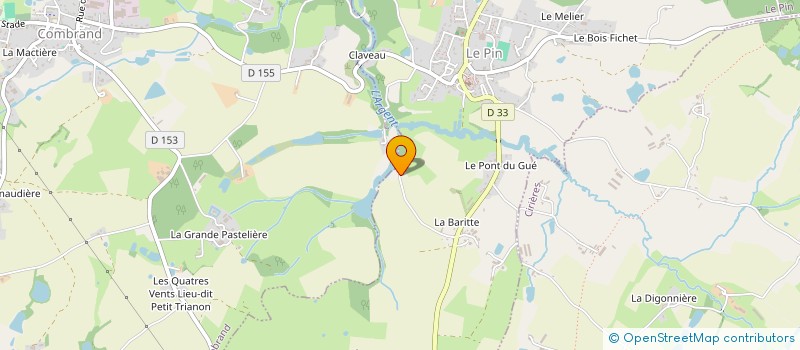 localisation de l'entreprise MONSIEUR DENIS ARNAUD à LE PIN