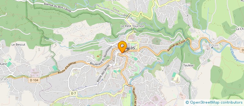 localisation de l'entreprise MONSIEUR DENIS ASTIC  PRIVAS