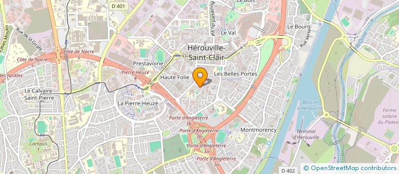 localisation de l'entreprise MONSIEUR DENIS ATTOUMGBRE à HEROUVILLE-SAINT-CLAIR
