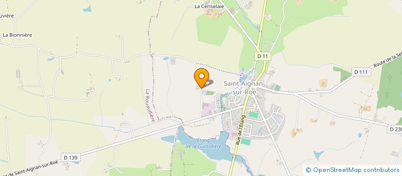 localisation de l'entreprise MONSIEUR DENIS AUDOUIN à SAINT-ERBLON