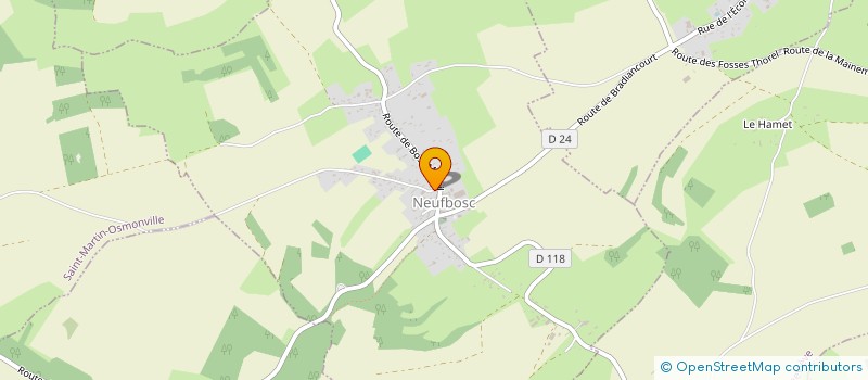 localisation de l'entreprise MONSIEUR DENIS AUZOU  NEUFBOSC