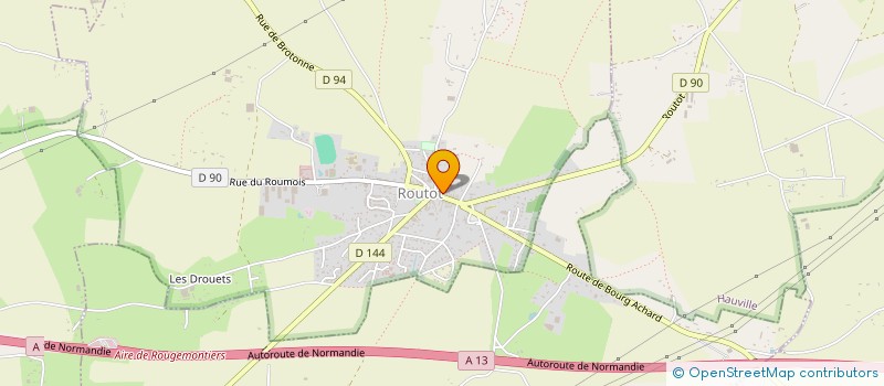 localisation de l'entreprise MONSIEUR DENIS AUZOUX à ROUTOT