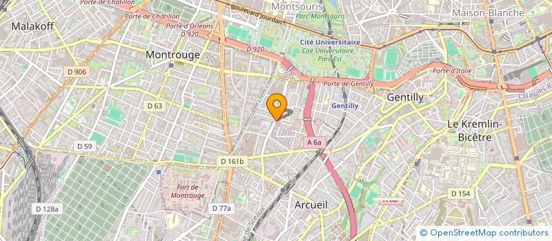 localisation de l'entreprise MONSIEUR DENIS AYALA RAMIREZ  ARCUEIL