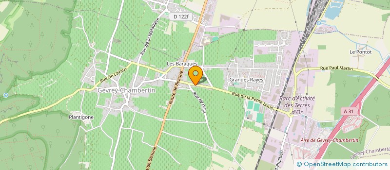 localisation de l'entreprise MONSIEUR DENIS BACHELET  GEVREY-CHAMBERTIN