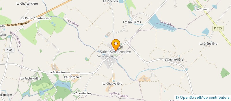 localisation de l'entreprise MONSIEUR DENIS BADREAU à LA BRUFFIERE