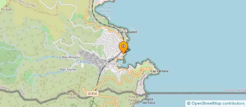 localisation de l'entreprise MONSIEUR DENIS BAILLE  CERBERE