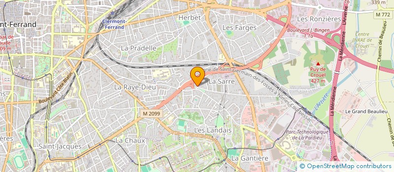 localisation de l'entreprise MONSIEUR DENIS BALDASSIN  CLERMONT-FERRAND