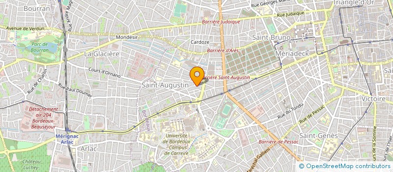 localisation de l'entreprise MONSIEUR DENIS BALDIN  BORDEAUX