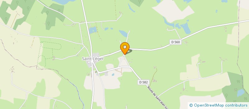 localisation de l'entreprise MONSIEUR DENIS BALIGAND  SAINT-LEGER