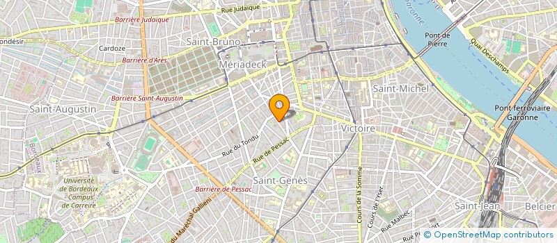 localisation de l'entreprise MONSIEUR DENIS BALMONT  BORDEAUX