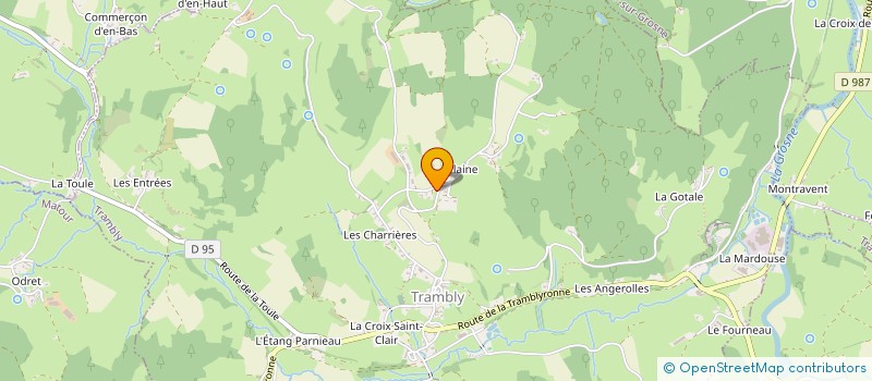 localisation de l'entreprise MONSIEUR DENIS BALVAY  TRAMBLY