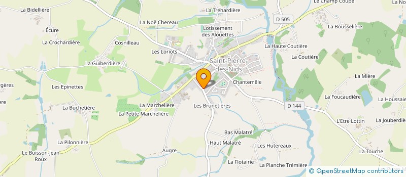 localisation de l'entreprise MONSIEUR DENIS BARBIER à SAINT-PIERRE-DES-NIDS