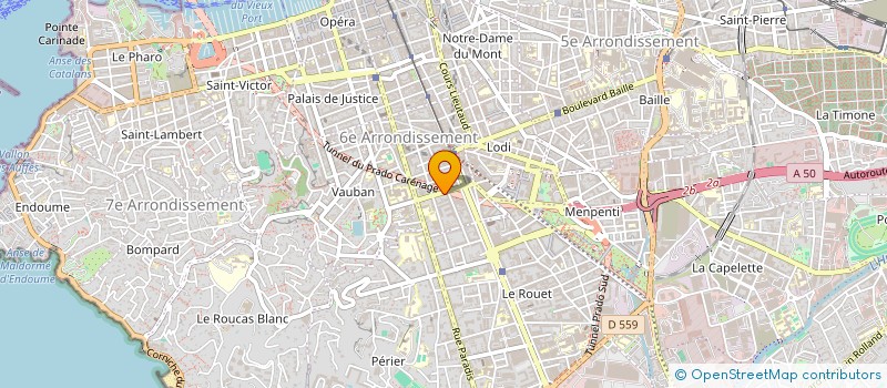 localisation de l'entreprise MONSIEUR DENIS BARDELOT à MARSEILLE