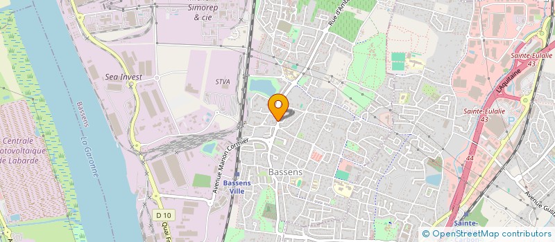 localisation de l'entreprise MONSIEUR DENIS BARDET  AMBES