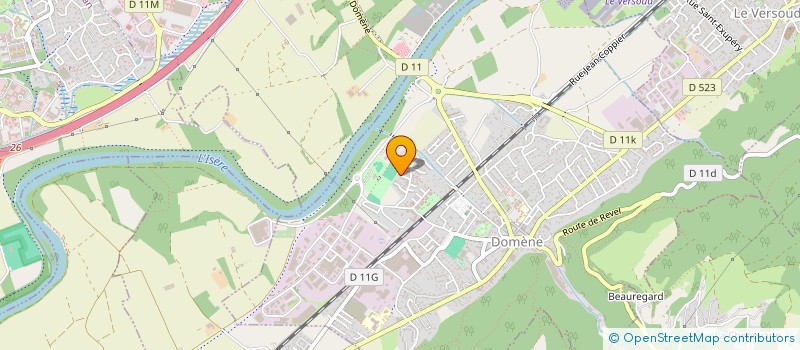 localisation de l'entreprise MONSIEUR DENIS BARNIER  DOMENE