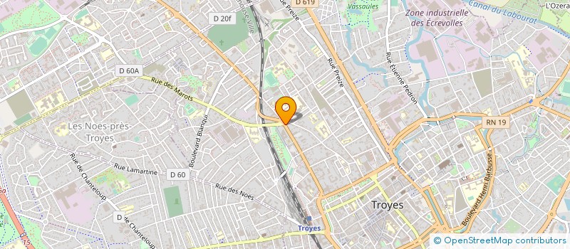 localisation de l'entreprise MONSIEUR DENIS BARONNIER à TROYES