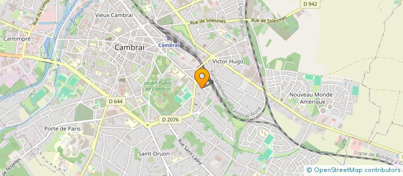localisation de l'entreprise MONSIEUR DENIS BARQUIN à CAMBRAI