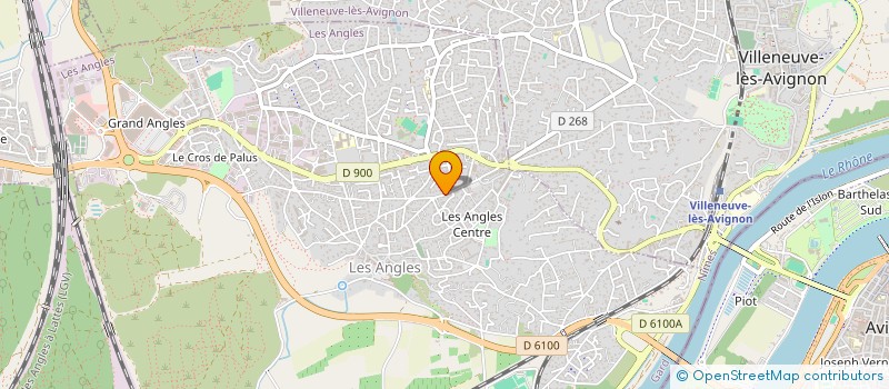 localisation de l'entreprise MONSIEUR DENIS BARROT  LES ANGLES