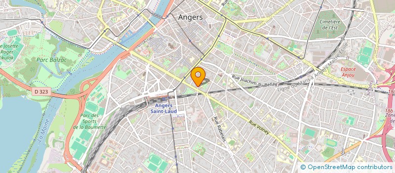 localisation de l'entreprise MONSIEUR DENIS BARTOUT  ANGERS