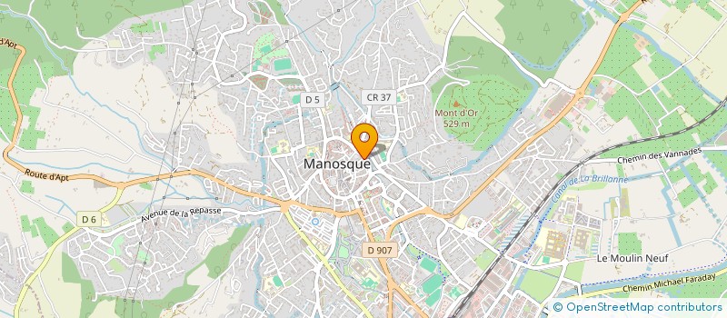 localisation de l'entreprise MONSIEUR DENIS BARUTA à MANOSQUE