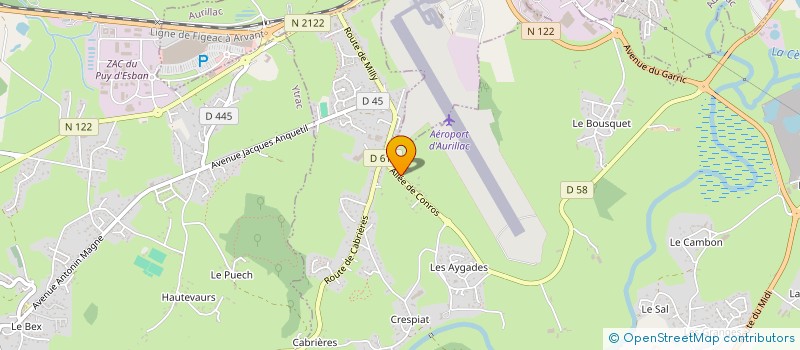 localisation de l'entreprise MONSIEUR DENIS BASTHARD-BOGAIN à ARPAJON-SUR-CERE