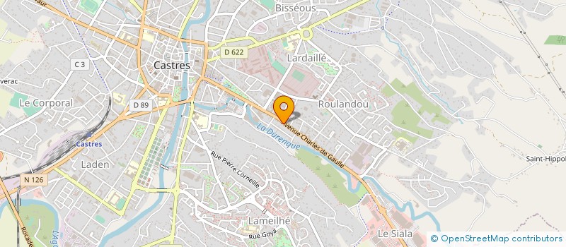 localisation de l'entreprise MONSIEUR DENIS BASTIER à CASTRES