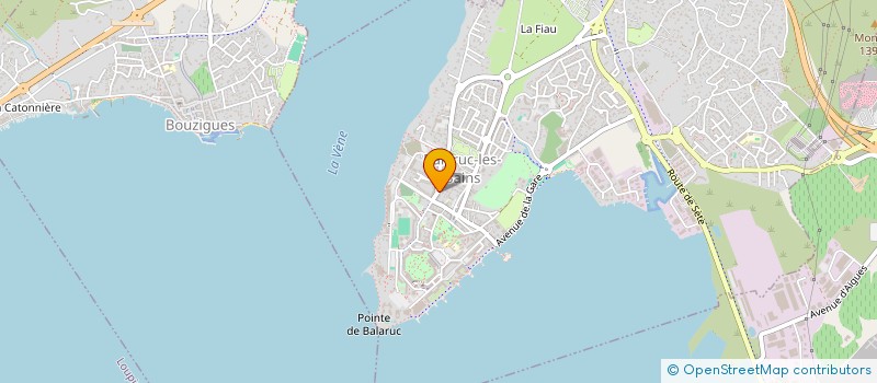 localisation de l'entreprise MONSIEUR DENIS BAUDET  BALARUC-LES-BAINS