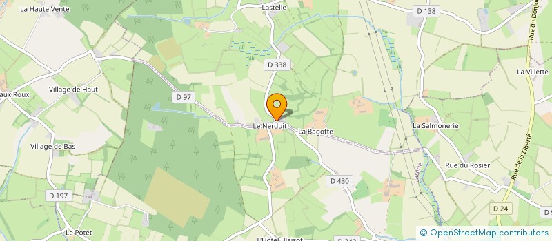 localisation de l'entreprise MONSIEUR DENIS BAUDOUIN à LE PLESSIS-LASTELLE