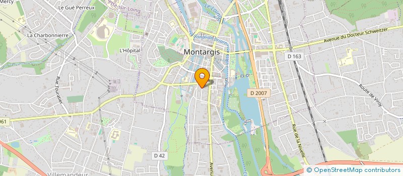 localisation de l'entreprise MONSIEUR DENIS BAUDUIN  MONTARGIS