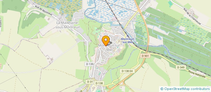 localisation de l'entreprise MONSIEUR DENIS BAYARD à MONTREUIL-SUR-MER