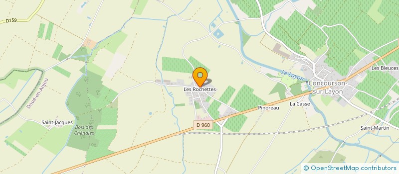 localisation de l'entreprise MONSIEUR DENIS BAZOGE  DOUE-EN-ANJOU