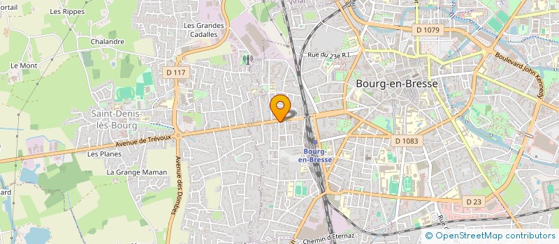 localisation de l'entreprise MONSIEUR DENIS BEAUD à BOURG-EN-BRESSE