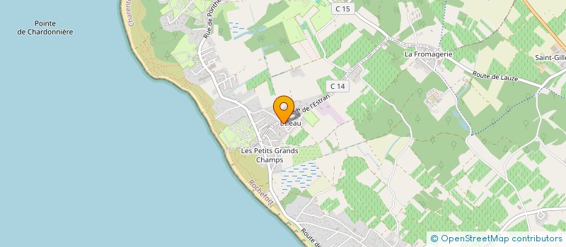 localisation de l'entreprise MONSIEUR DENIS BEAUJEAN  SAINT-PIERRE-D'OLERON