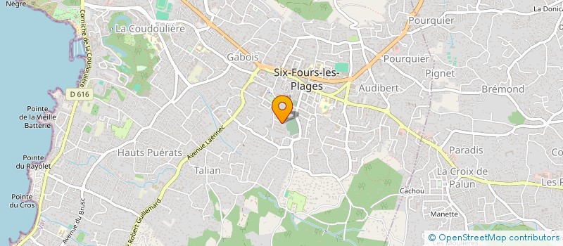 localisation de l'entreprise MONSIEUR DENIS BEAUREPERE à SIX-FOURS-LES-PLAGES