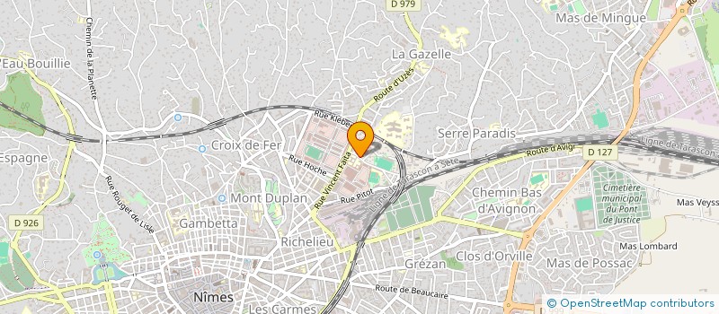 localisation de l'entreprise MONSIEUR DENIS BEAUTE  NIMES