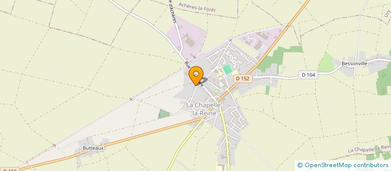 localisation de l'entreprise MONSIEUR DENIS BEAUVILLE  LA CHAPELLE-LA-REINE