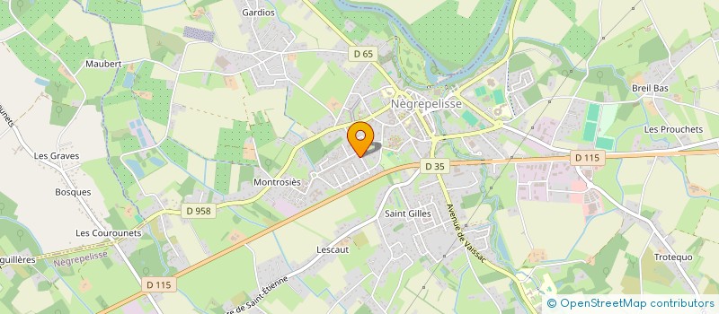 localisation de l'entreprise MONSIEUR DENIS BEC  NEGREPELISSE