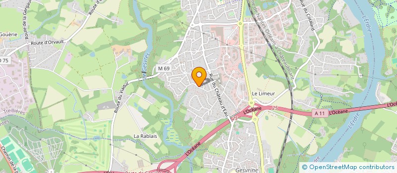 localisation de l'entreprise MONSIEUR DENIS BELLAMY  LA CHAPELLE-SUR-ERDRE