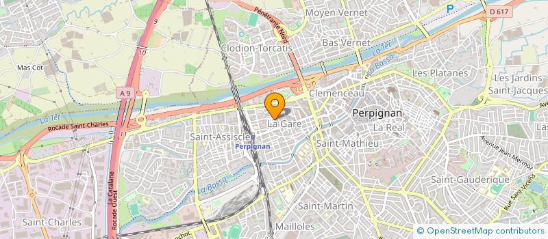 localisation de l'entreprise MONSIEUR DENIS BELLENGER  PERPIGNAN