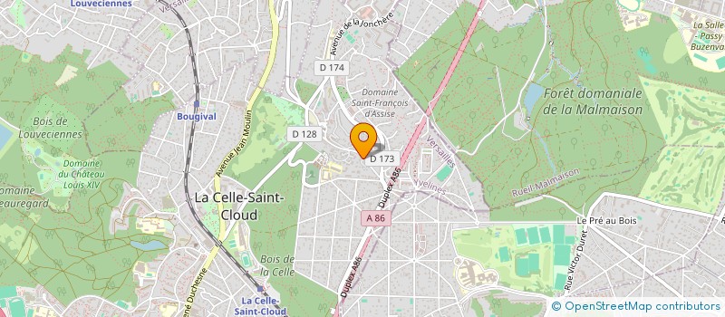 localisation de l'entreprise MONSIEUR DENIS BELLOCQ à LA CELLE-SAINT-CLOUD